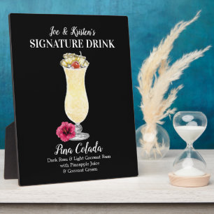 Pina Colada: PERSONALISIEREN SIE DIESE BEZEICHNUNG Fotoplatte