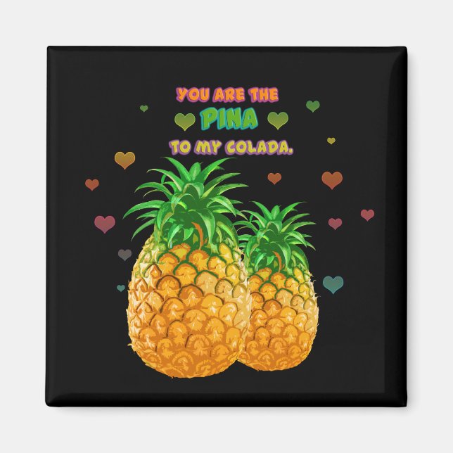 Pina Colada Pineaple Magnet (Vorne)