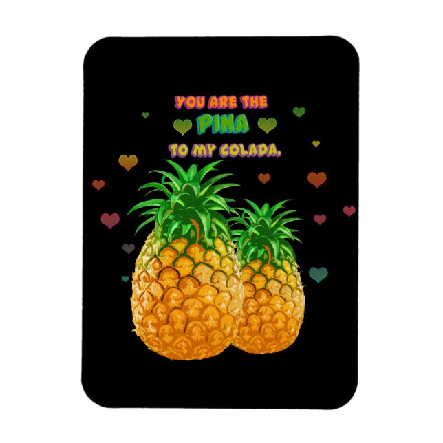 Pina Colada Pineaple Magnet (Vertikal)