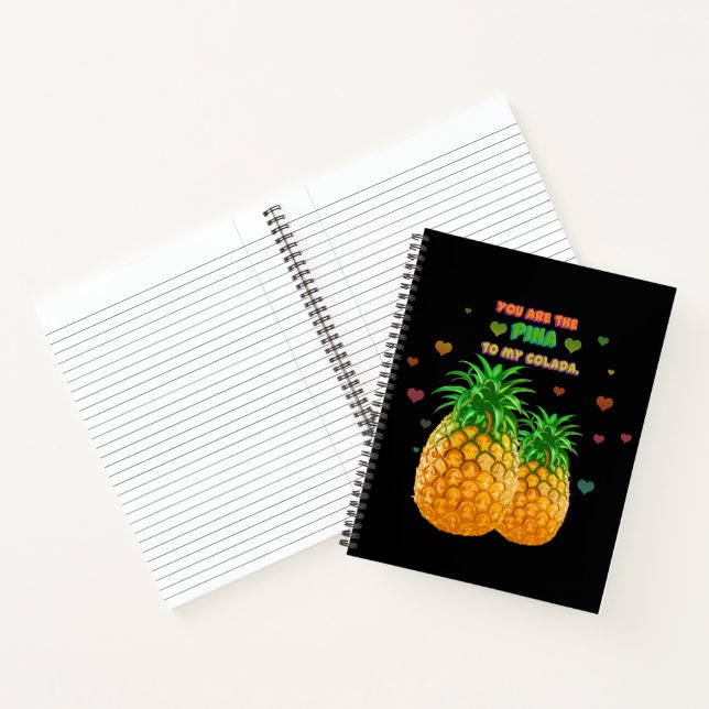 Pina Colada Pineaple Notizbuch (Innenseite)