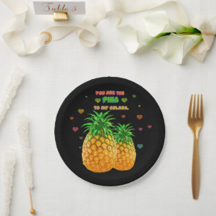 Pina Colada Pineaple Pappteller