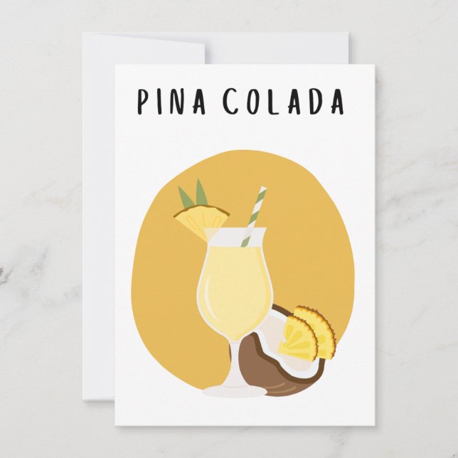 Pina-Colada-Plakat (Vorderseite)