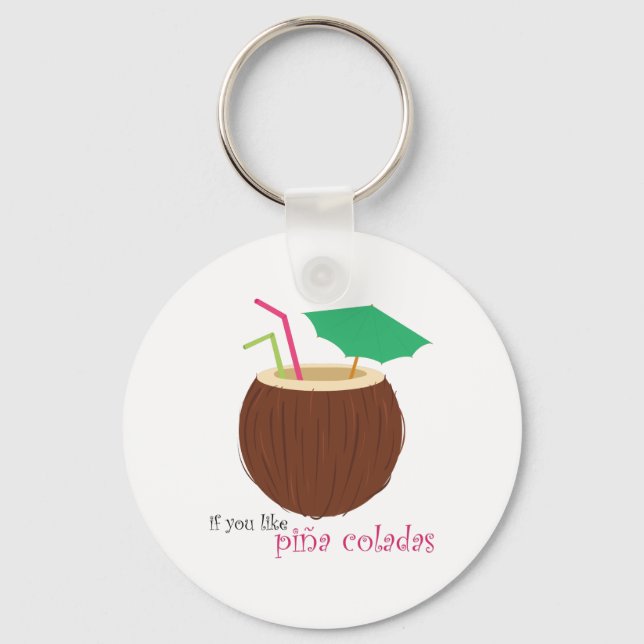 Pina Colada Schlüsselanhänger (Vorderseite)