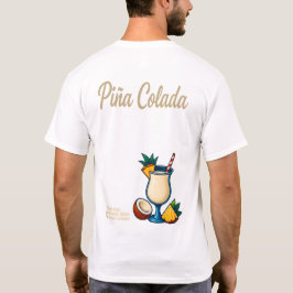 Piña Colada T-Shirt – Tropical Rum Cocktail