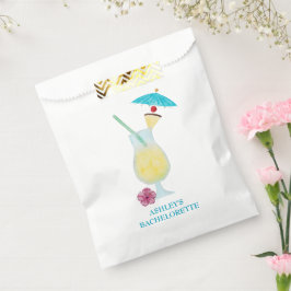 Piña Colada Tropical Wedding Brautparty Geschenktütchen