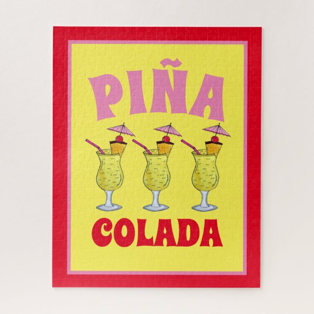 Pina Piña Colada Puerto Rico Ananas Cocktail (Vertikal)