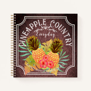 Pinaphe Brown Avec Carnet Cadre