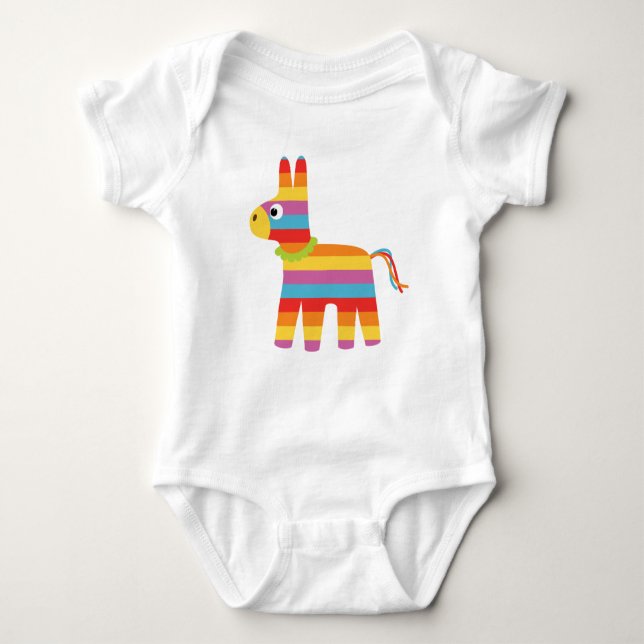 Pinata Cinco de Mayo Baby's One Piece T - Shirt (Vorderseite)
