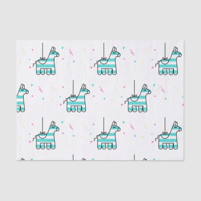 Piñata Fiesta Seidenpapier (Vorderseite)