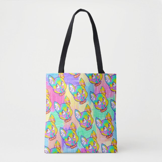Pinata Kitten Doodle Dreamcore Tasche (Vorderseite)