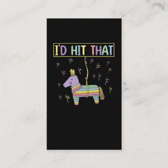 Pinata Mexican Fiesta Happy Cinco De Mayo Visitenkarte (Vorderseite)