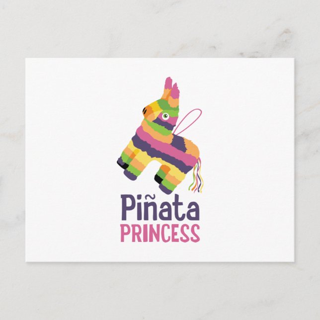 Pinata Princess Postkarte (Vorderseite)