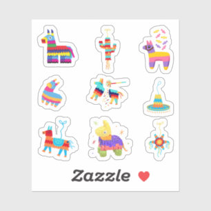Pinata Stickers Aufkleber