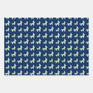 Pinatas Geschenkpapier Set