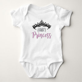Pinay Prinzessin mit Tiara Baby Strampler