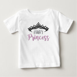 Pinay Prinzessin mit Tiara Baby T-shirt