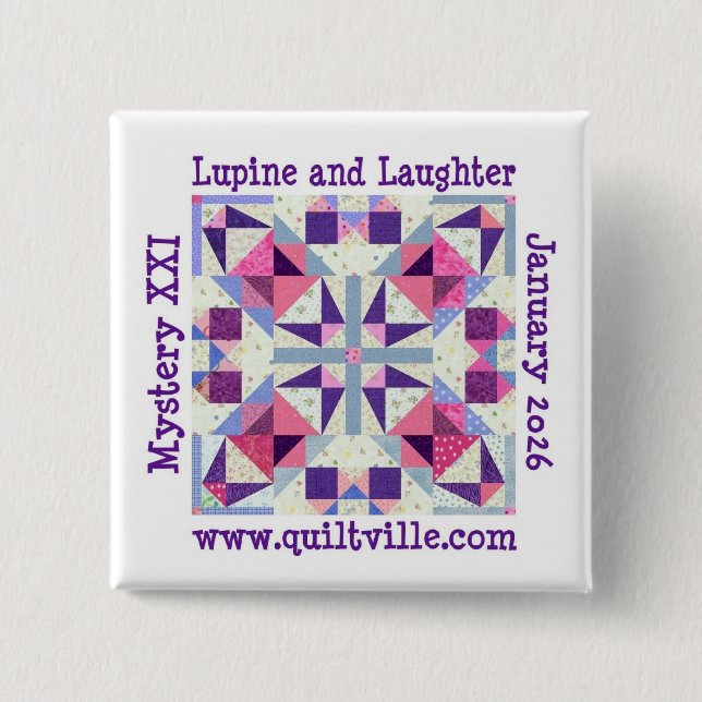 Pinback Button for Lupine and Laughter (Vorderseite)