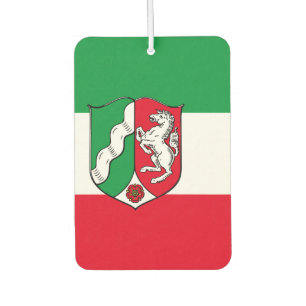 Pinback-Button für die Flagge Nordrhein-Westfalen Autolufterfrischer