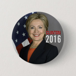 Pinback Button von Clinton 2016