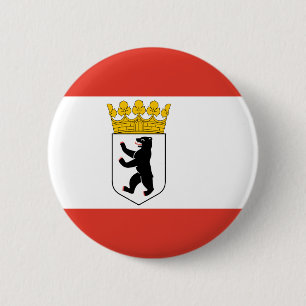 Pinback-Schaltfläche "Flag Berlin" Button
