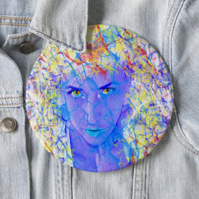 Pinback-Taste für elektrische Realität Button (Beispiel)