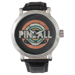 Pinball Game Vintag Armbanduhr
