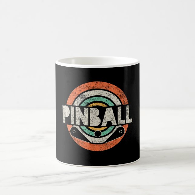 Pinball Game Vintag Kaffeetasse (Mittel)