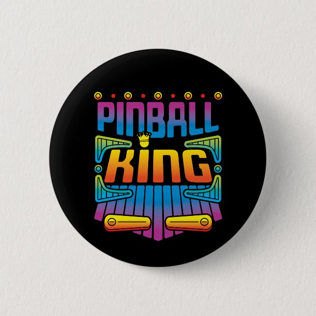 Pinball King Arcade Game Player Button (Vorderseite)