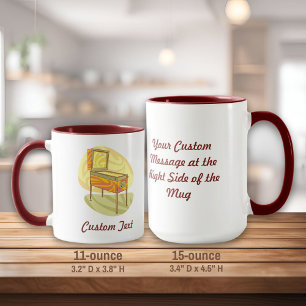 Pinball machine mug