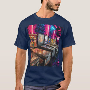 Pinball Machines dans un T-shirt de rangée