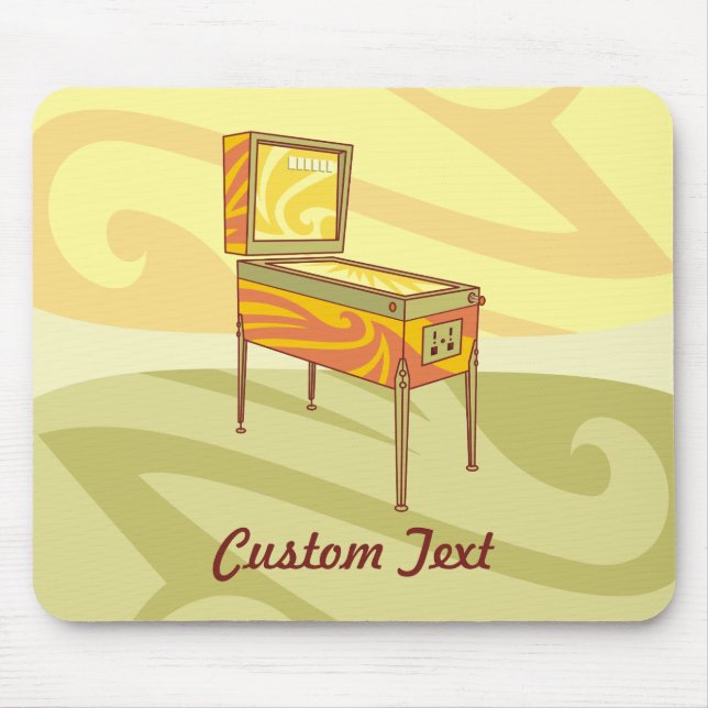Pinball-Mausklotz Mousepad (Vorne)
