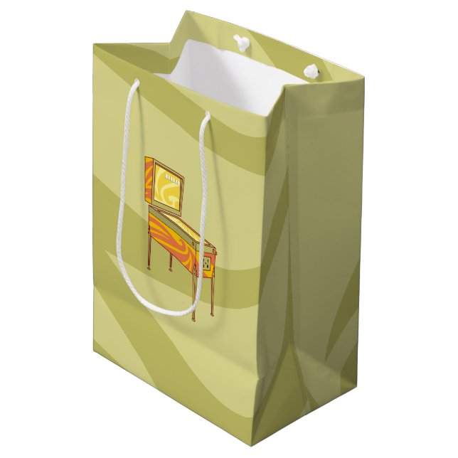 Pinball Mittlere Geschenktüte (Vorderseite Schrägansicht)