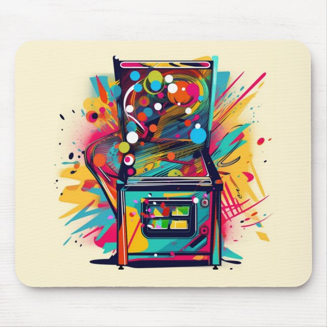 Pinball Player Non Slip Mousepad #25 (Vorne)
