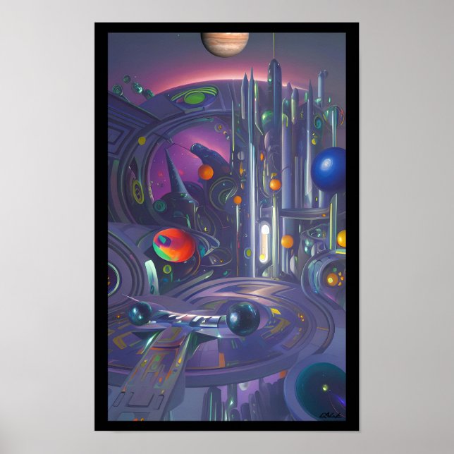 Pinball-Raumschiff, Galaxy-Klasse Poster (Vorne)
