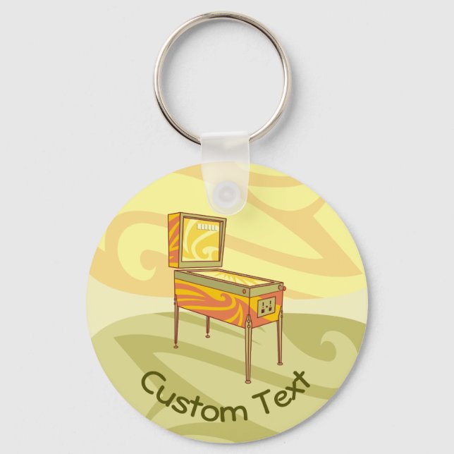 Pinball-Schlüsselanhänger Schlüsselanhänger (Vorderseite)