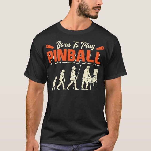 Pinball Spiel Pinball Spielerdesign  T-Shirt (Vorderseite)