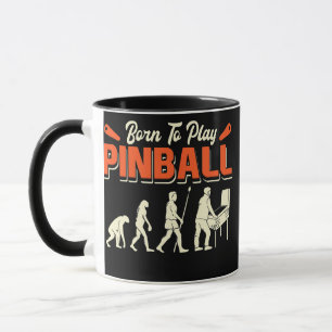 Pinball Spiel Pinball Spielerdesign Tasse
