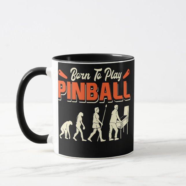 Pinball Spiel Pinball Spielerdesign  Tasse (Links)