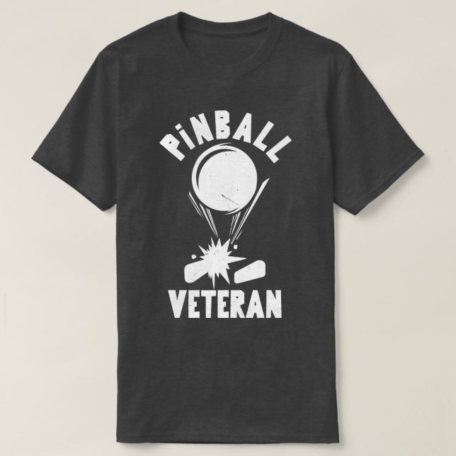 Pinball Veteran T-Shirt (Design vorne)