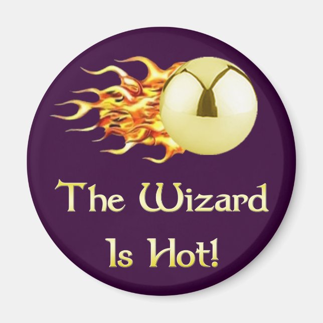 Pinball Wizard ist heiß Magnet (Vorne)