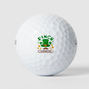 Pinch Charme Funny St Patricks Day Men Boys Golfball
