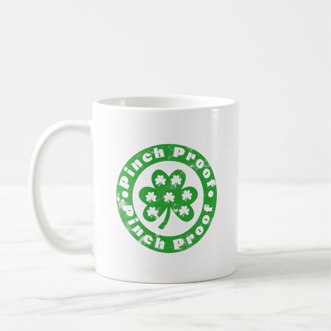 Pinch Proof St. Patrick's Day Kaffeetasse (Links)
