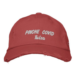 PINCHE COVID tulsa Oklahoma Bestickte Baseballkappe