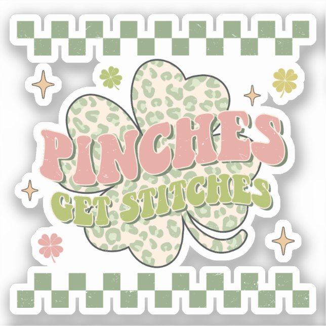 Pinches erhalten Stitches Aufkleber (Vorderseite)