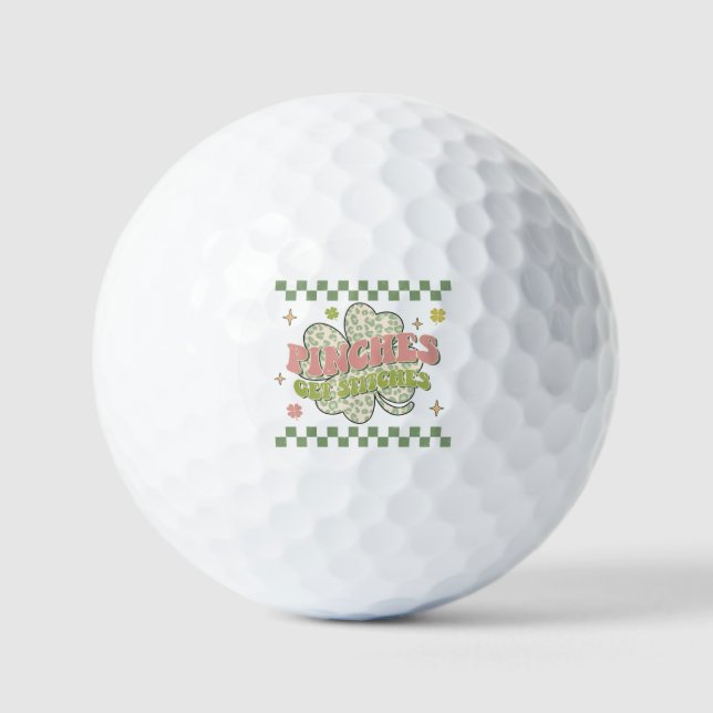 Pinches erhalten Stitches Golfball (Vorderseite)