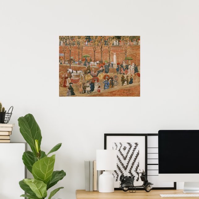 Pincian Hill, Rom, von Maurice Prendergast Poster (Heimbüro)