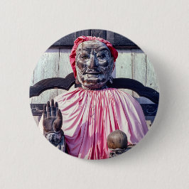 Pindola-Bharadvaja-Statue in Nara - Japan Button
