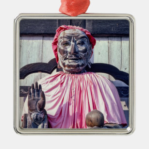 Pindola-Bharadvaja-Statue in Nara - Japan Ornament Aus Metall