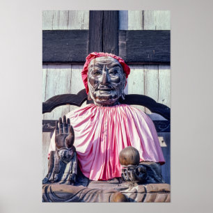 Pindola-Bharadvaja-Statue in Nara - Japan Poster