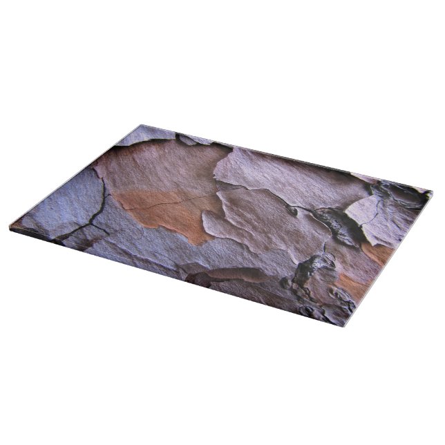 Pine Bark Glass Trivet Schneidebrett (Ecke)